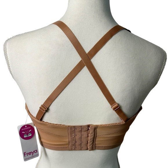 FREYA IDOL ALLURE full figure 34J convertible underwire strapless multiway bra - Picture 7 of 12